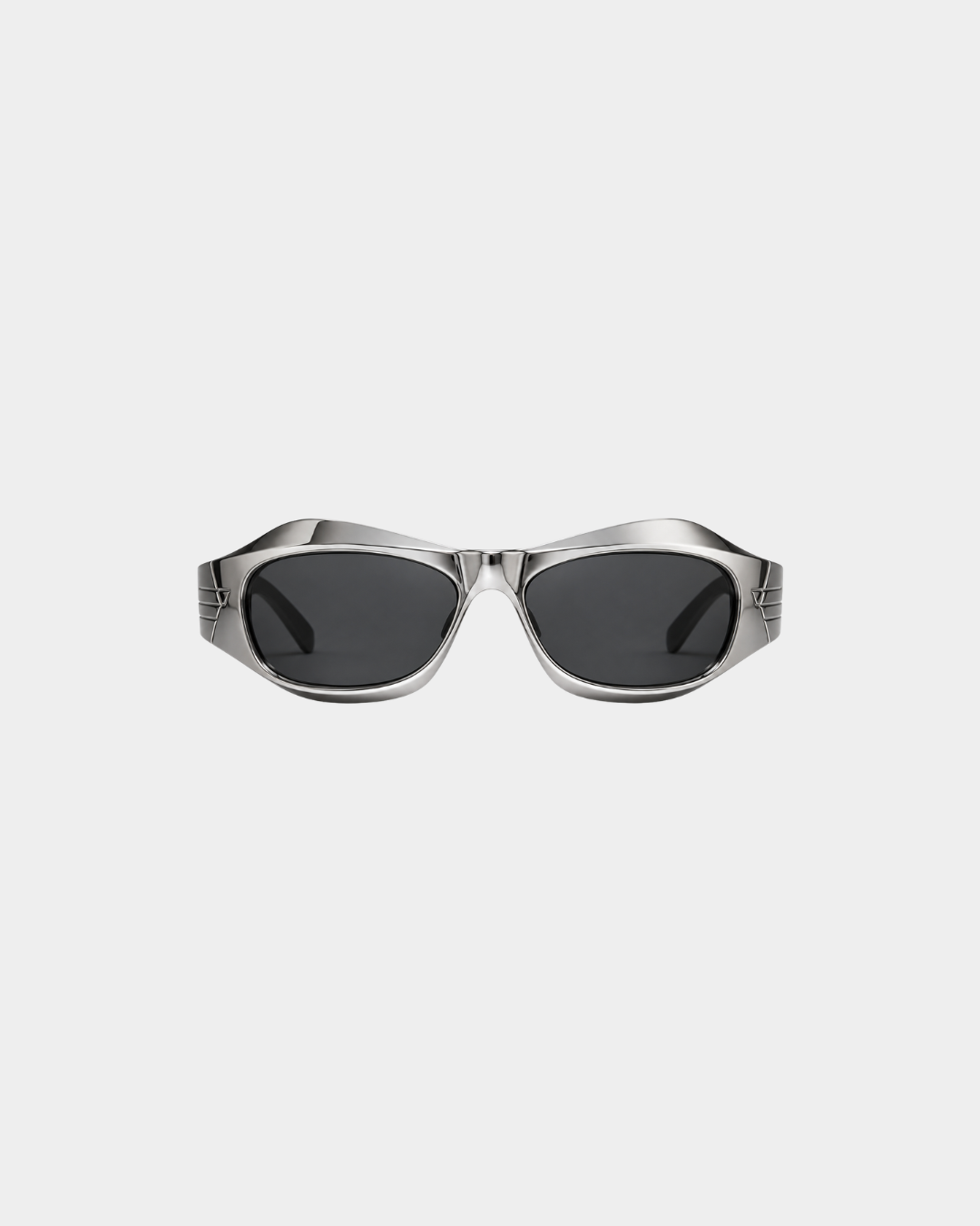 Slim Silver Sunglasses