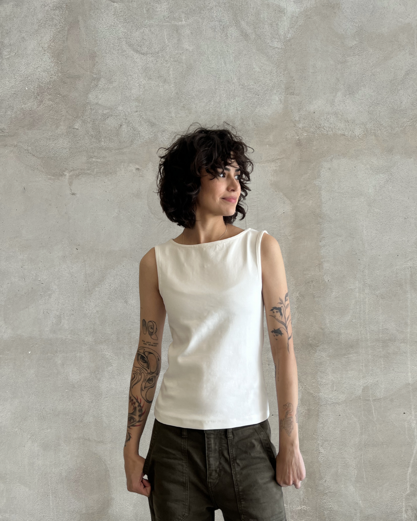Boat Neck Top
