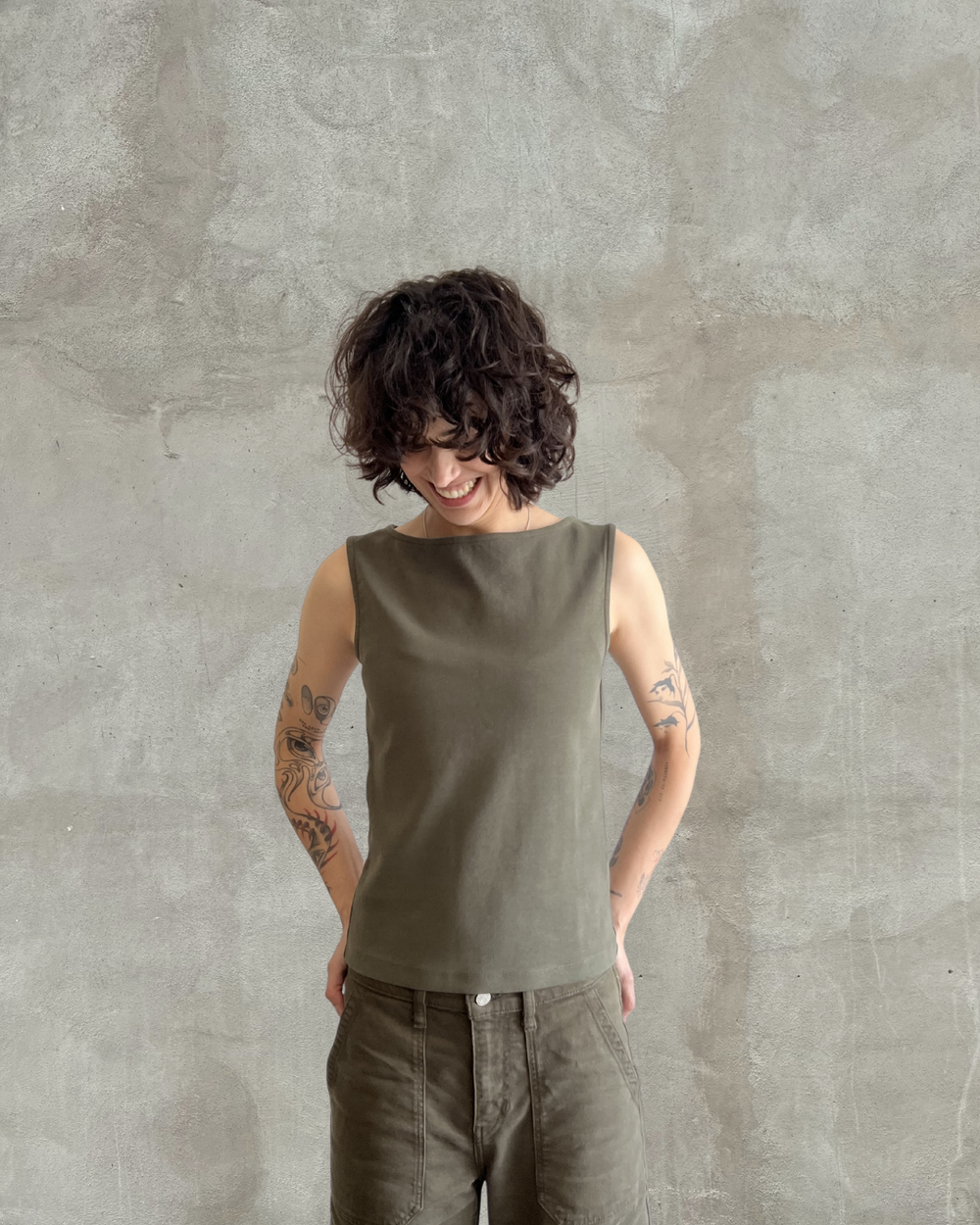 Boat Neck Top