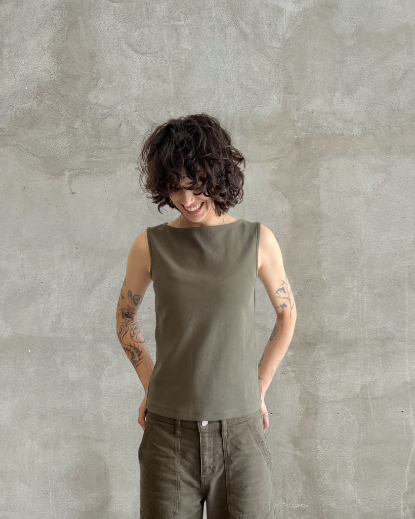 Boat Neck Top