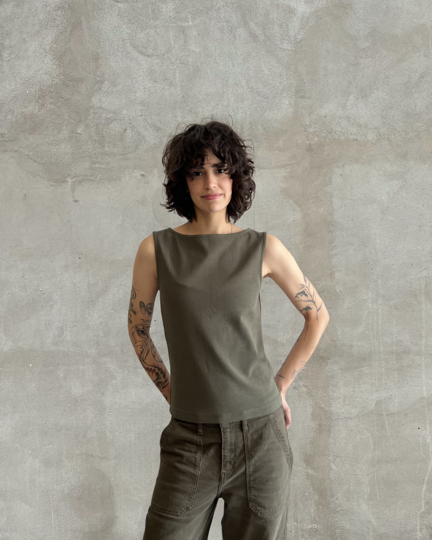 Boat Neck Top