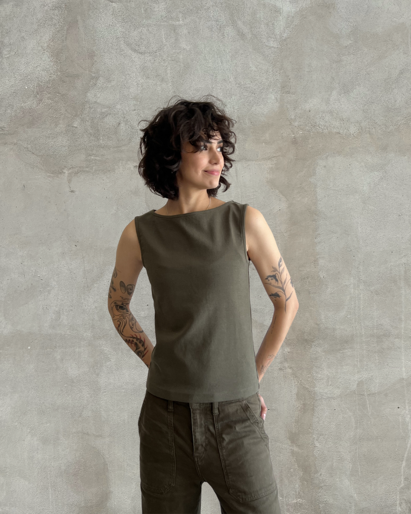 Boat Neck Top