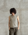 Mesh Sleeveless Tee