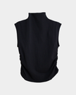 Sleeveless Mock Neck Top