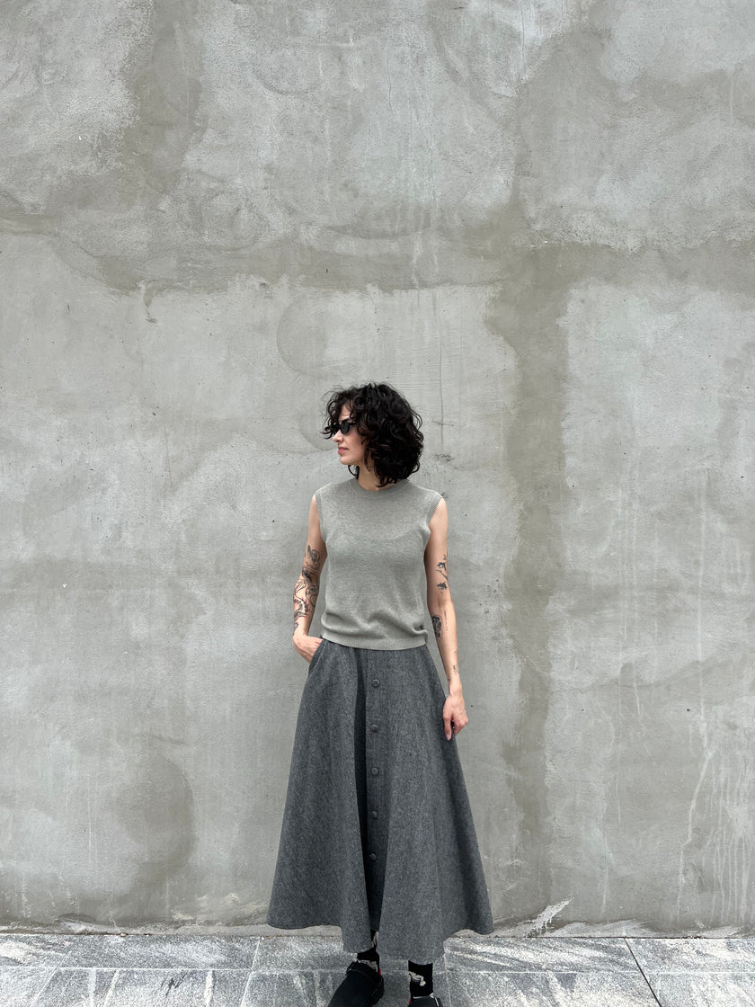 Gray Skirt