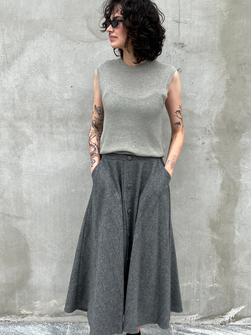 Gray Skirt