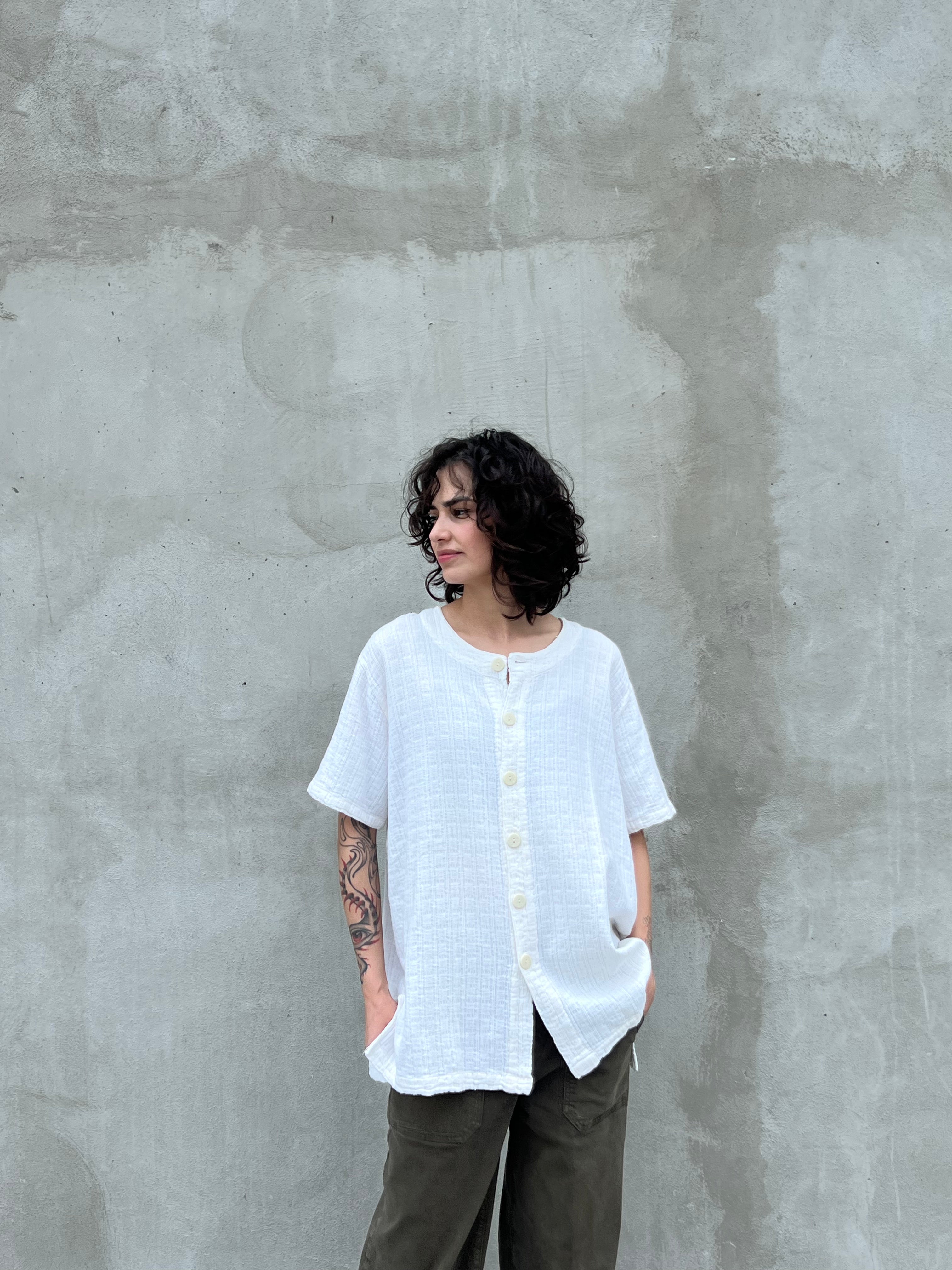 Textured Cotton Shirt