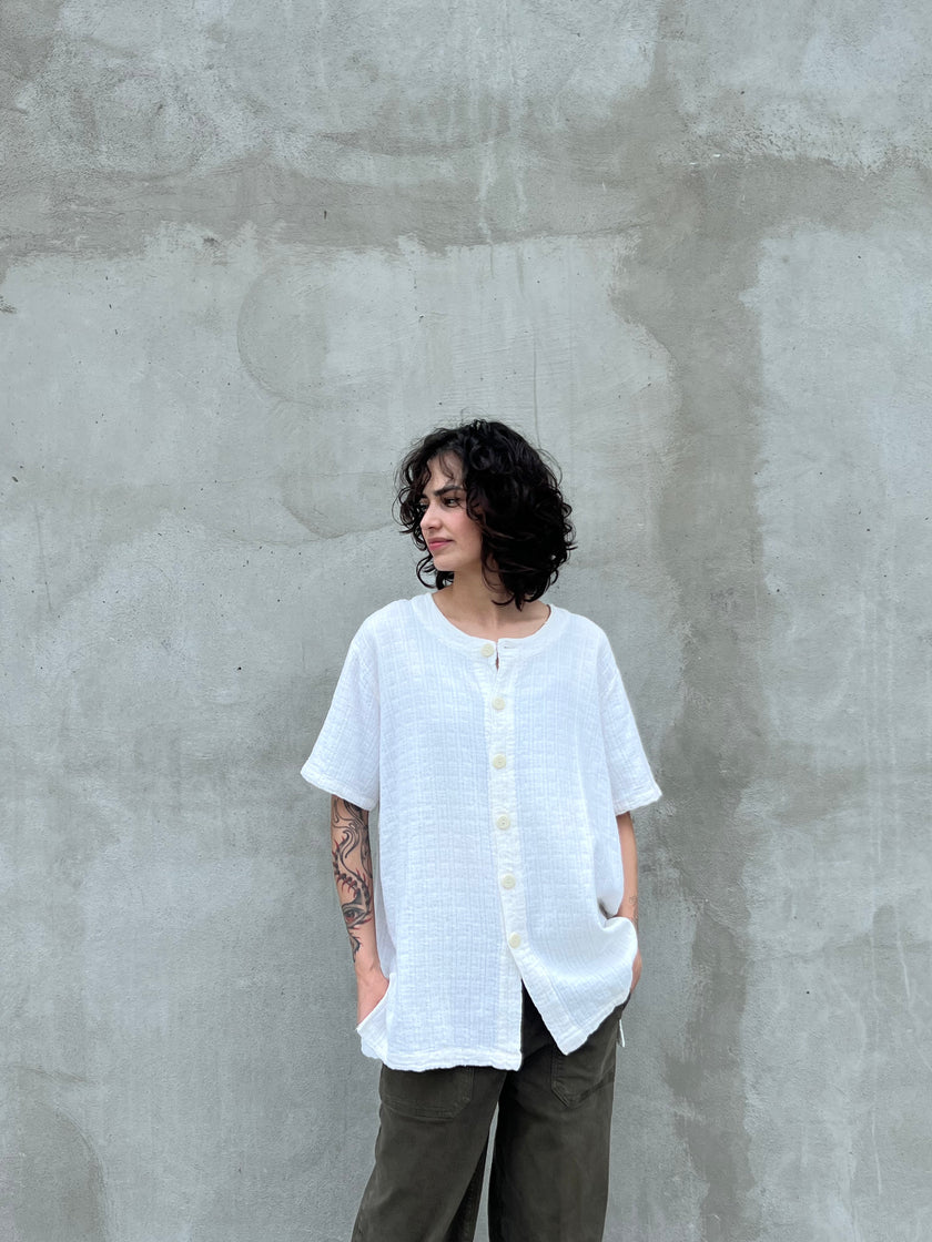 Textured Cotton Shirt