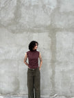 Sleeveless Mock Neck Top